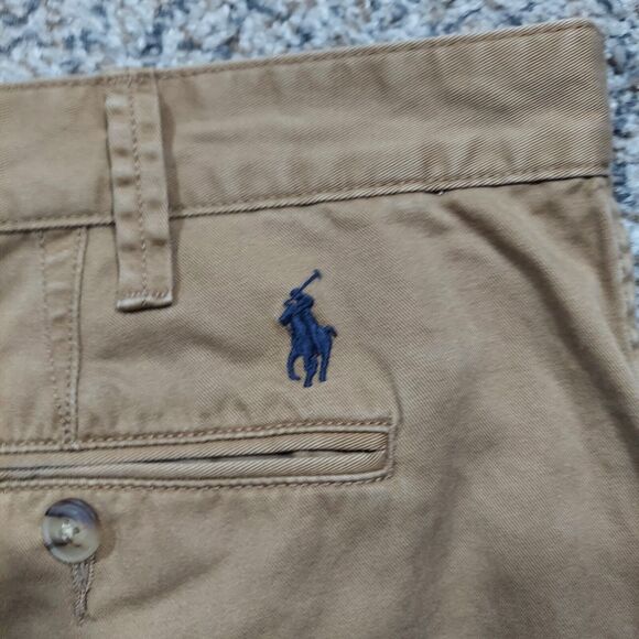 Polo Ralph Lauren Khaki Shorts Men's 38 Relaxed Fit Flat Front - Picture 5 of 6